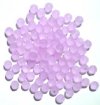 50 6mm Matte Alexandrite Round Glass Beads